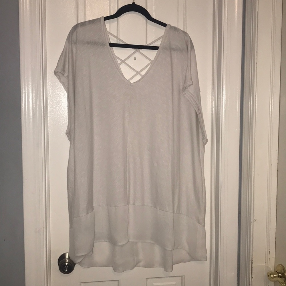 Lane Bryant White blouse